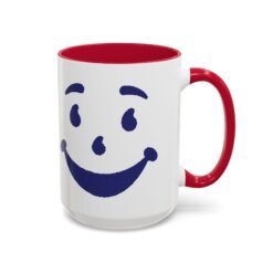 Kool-Aid Man Face - Color Accent Mug – Retro - Oh Yeah - Image 43
