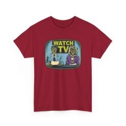 Watch TV - Unisex T-Shirt – They Live, Alien News - Retro Sci-Fi Horror - Image 20