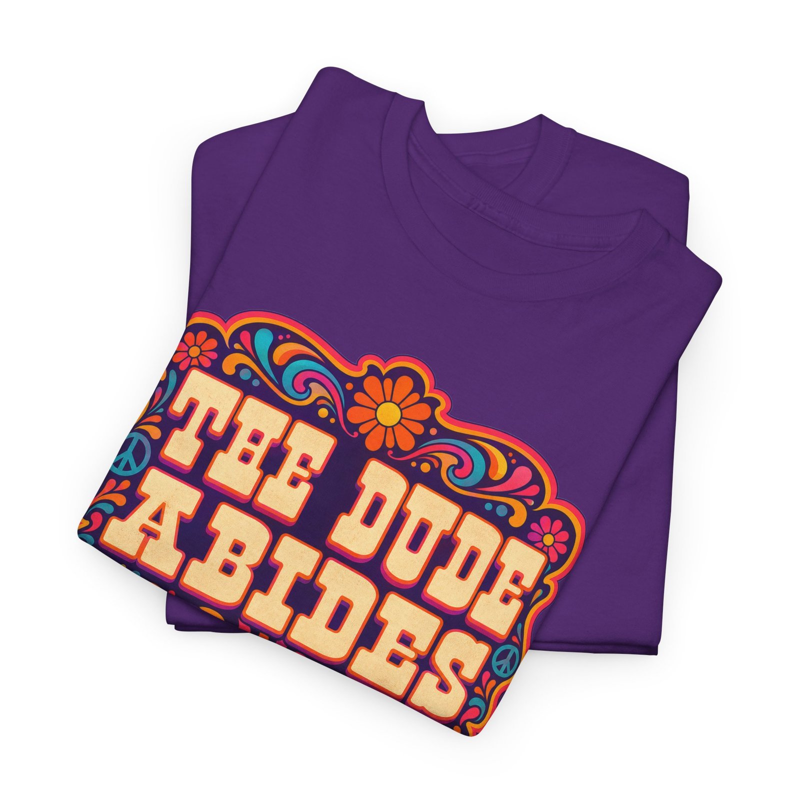 The Dude Abides - Unisex T-Shirt – Funny Big Lebowski Movie Quote - Bowling Tee - Image 3