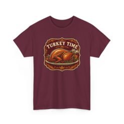 Turkey Time - Unisex T-Shirt – Funny Thanksgiving Turkey - Image 25