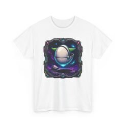 Floating Away - Unisex T-Shirt – Cute Baby Alien Hover Pod - Funny Sci-Fi Shirt - Image 10