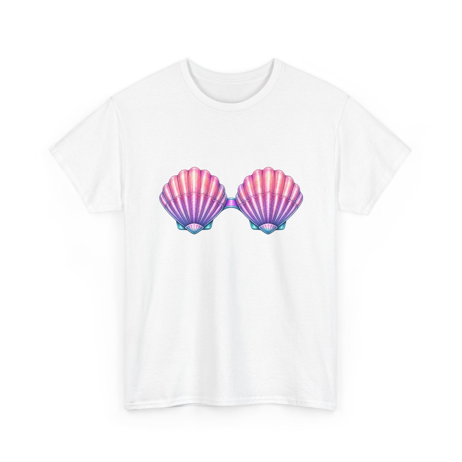 Mermaid Seashell Bra Costume - Unisex T-Shirt – Funny Halloween Costume - Image 20