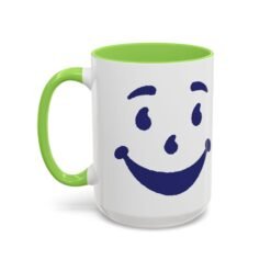 Kool-Aid Man Face - Color Accent Mug – Retro - Oh Yeah - Image 36