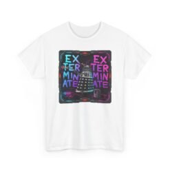 Exterminate! - Unisex T-Shirt – Retro Sci-Fi - Robot Graffiti Art