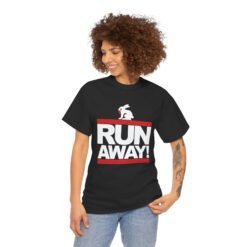 Alternative view of Run Away Rabbit - Unisex T-Shirt – Monty Python - Killer Rabbit - Retro Hip-Hop Style