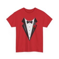 Tuxedo - Unisex T-Shirt – Funny Fake Tuxedo Costume - Formal Party Tee - Image 23