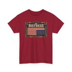 In Distress Signal - U.S.A. Flag - Unisex T-Shirt – Speak Without Saying a Word - Image 29