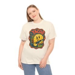 Tacos To Go - Unisex T-Shirt – Cute Kawaii Running Taco - Funny Foodie Tee - Image 6