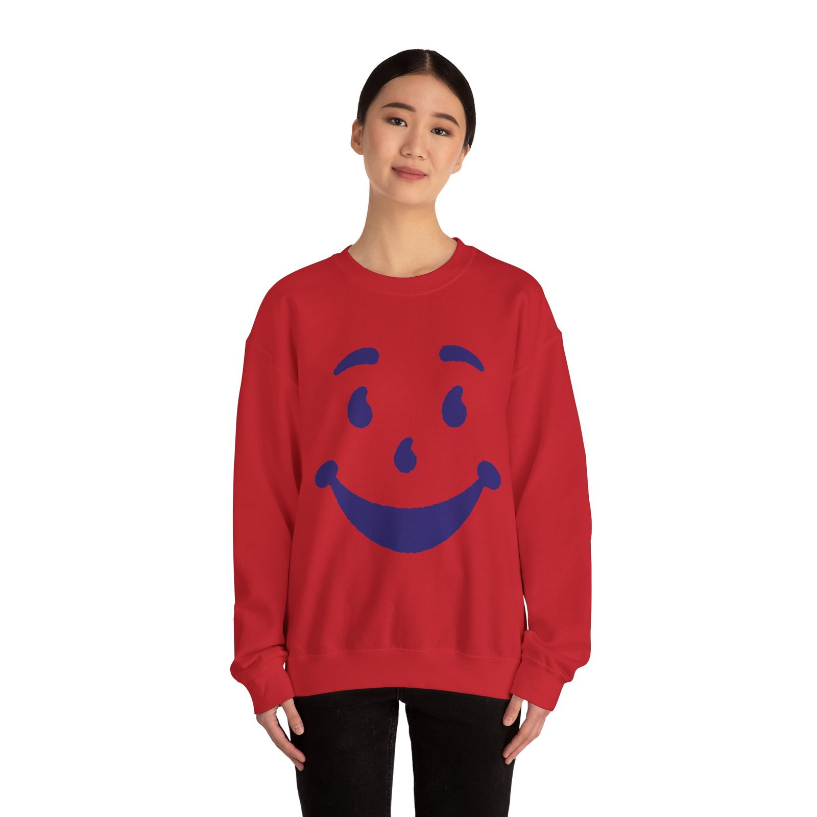 Kool-Aid Man Face - Unisex Sweatshirt – Oh Yeah Retro Beverage - Image 4