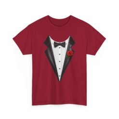 Tuxedo - Unisex T-Shirt – Funny Fake Tuxedo Costume - Formal Party Tee - Image 24