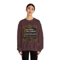 Your Mother Was a Hamster - Sweatshirt – Monty Python Holy Grail Humor - Image 6