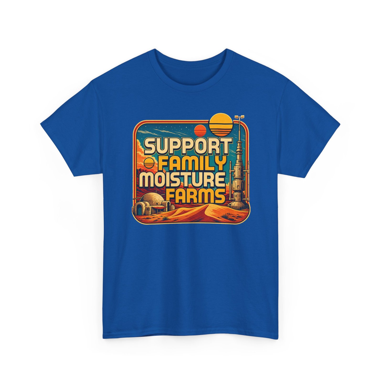 Support Family Moisture Farms - Unisex T-Shirt – Desert Roots, Galactic Pride - Image 16