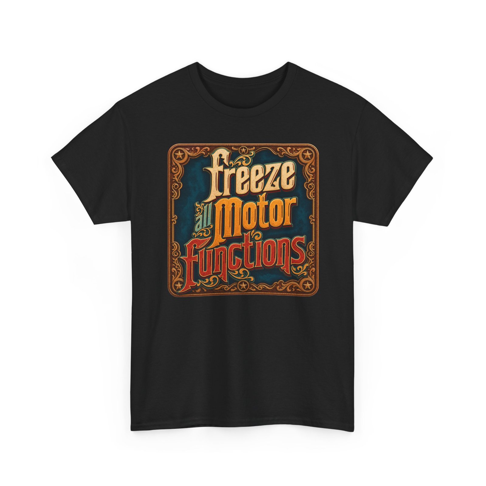 Freeze All Motor Functions - Unisex T-Shirt – Glitch in Style - Image 12