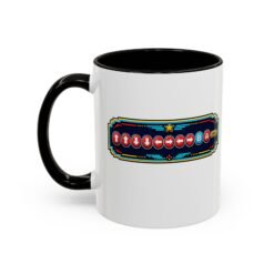 Contra Code - Color Accent Mug – Konami Code - Retro Gaming Coffee Mug - Image 4