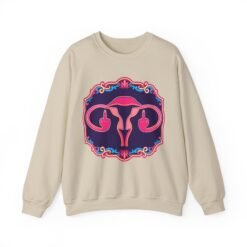 Ovaries with Middle Fingers - Unisex Sweatshirt – Funny Anatomy - Image 14