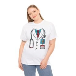 Doctor - Unisex T-Shirt – Funny Easy Halloween Medical Costume - Image 5