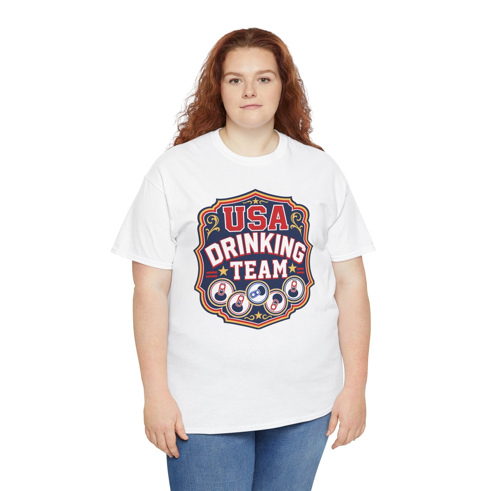USA Drinking Team - Unisex T-Shirt – Funny Patriotic - Beer Drinking - Image 13