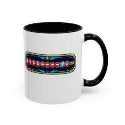 Contra Code - Color Accent Mug – Konami Code - Retro Gaming Coffee Mug - Image 3