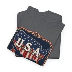 U.S.A. - Unisex T-Shirt – Patriotic - United States Map - Image 3