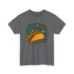 Taco in the Wind - Unisex T-Shirt – Funny Flying Taco - Taco Tuesday Humor - Image 23