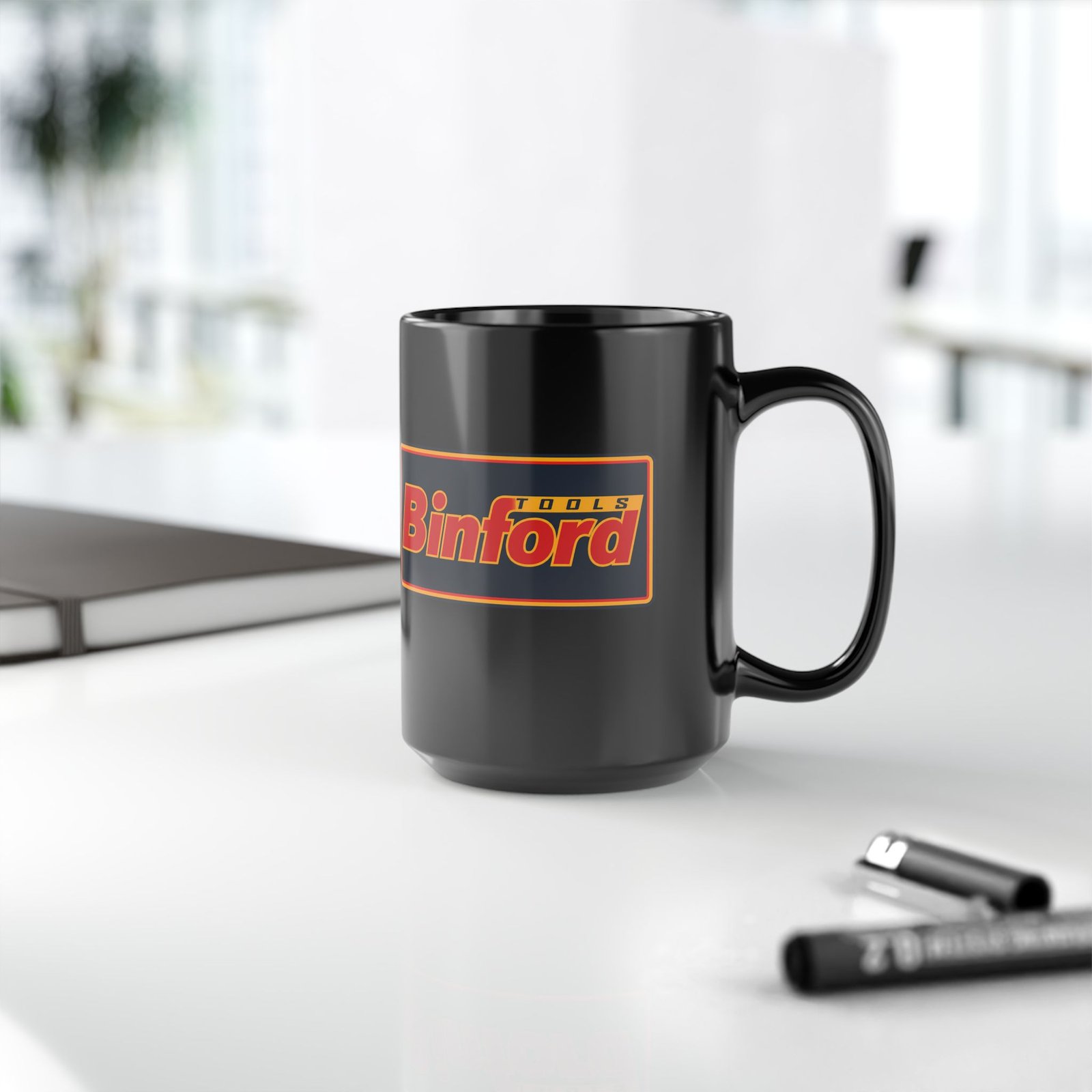 Binford Tools - Black Mug – More Coffee, More Power - Image 9