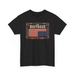 In Distress Signal - U.S.A. Flag - Unisex T-Shirt – Speak Without Saying a Word - Image 21