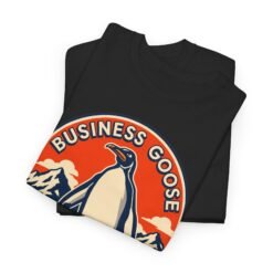 Business Goose - Unisex T-Shirt – Funny Penguin Office - Corporate Humor - Image 3