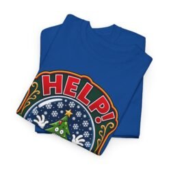 Alternative view of Help! I'm Surrounded By Snowflakes - Unisex T-Shirt – Funny Sarcastic Christmas