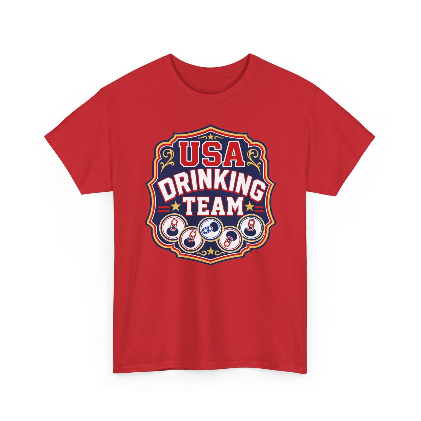 USA Drinking Team - Unisex T-Shirt – Funny Patriotic - Beer Drinking - Image 25