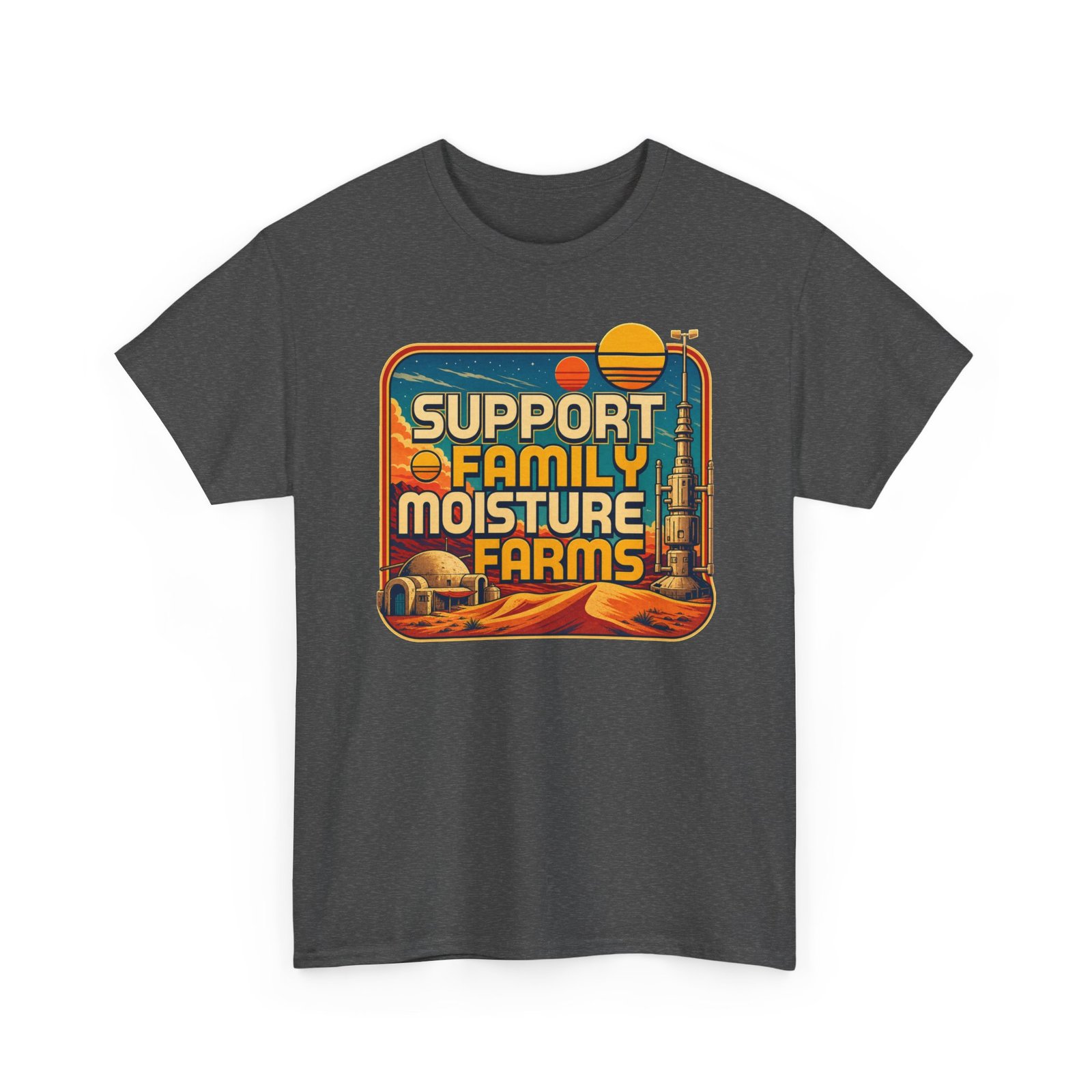 Support Family Moisture Farms - Unisex T-Shirt – Desert Roots, Galactic Pride - Image 14