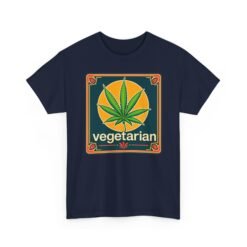 Vegetarian - Unisex T-Shirt – Funny Marijuana Leaf - Cannabis Lovers - Image 18