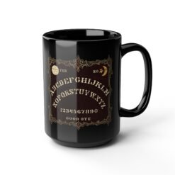 Ouija Board - Black Mug – Sip with a Spirit of Mystery - Image 8