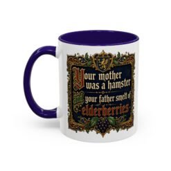 Your Mother Was a Hamster - Color Accent Mug – Monty Python Holy Grail Humor - Image 4