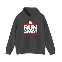 Run Away Rabbit - Unisex Hoodie – Monty Python Killer Rabbit - Retro Hip-Hop Style - Image 7