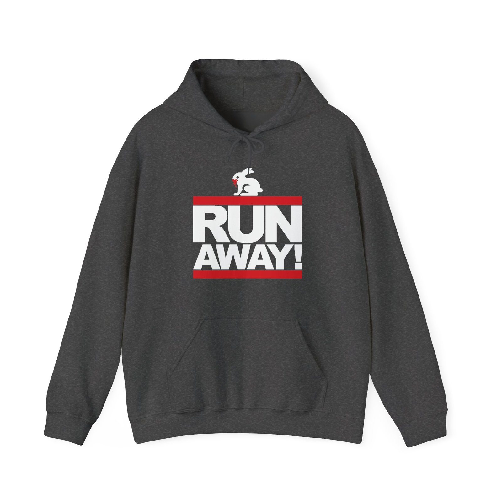 Run Away Rabbit - Unisex Hoodie – Monty Python Killer Rabbit - Retro Hip-Hop Style - Image 7