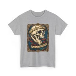 To Be or Not To Be - Unisex T-Shirt – Shakespeare Hamlet Skull - Image 21