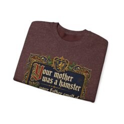 Your Mother Was a Hamster - Sweatshirt – Monty Python Holy Grail Humor - Image 3