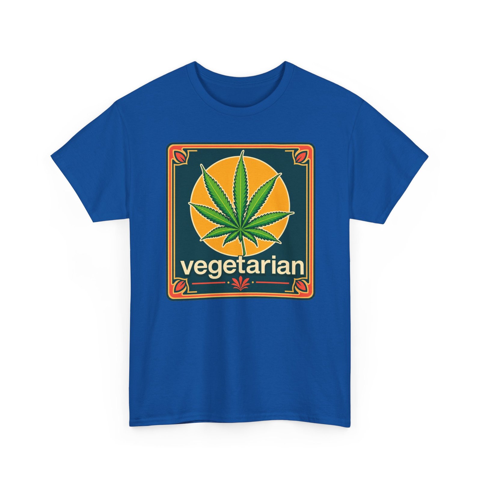 Vegetarian - Unisex T-Shirt – Funny Marijuana Leaf - Cannabis Lovers - Image 17