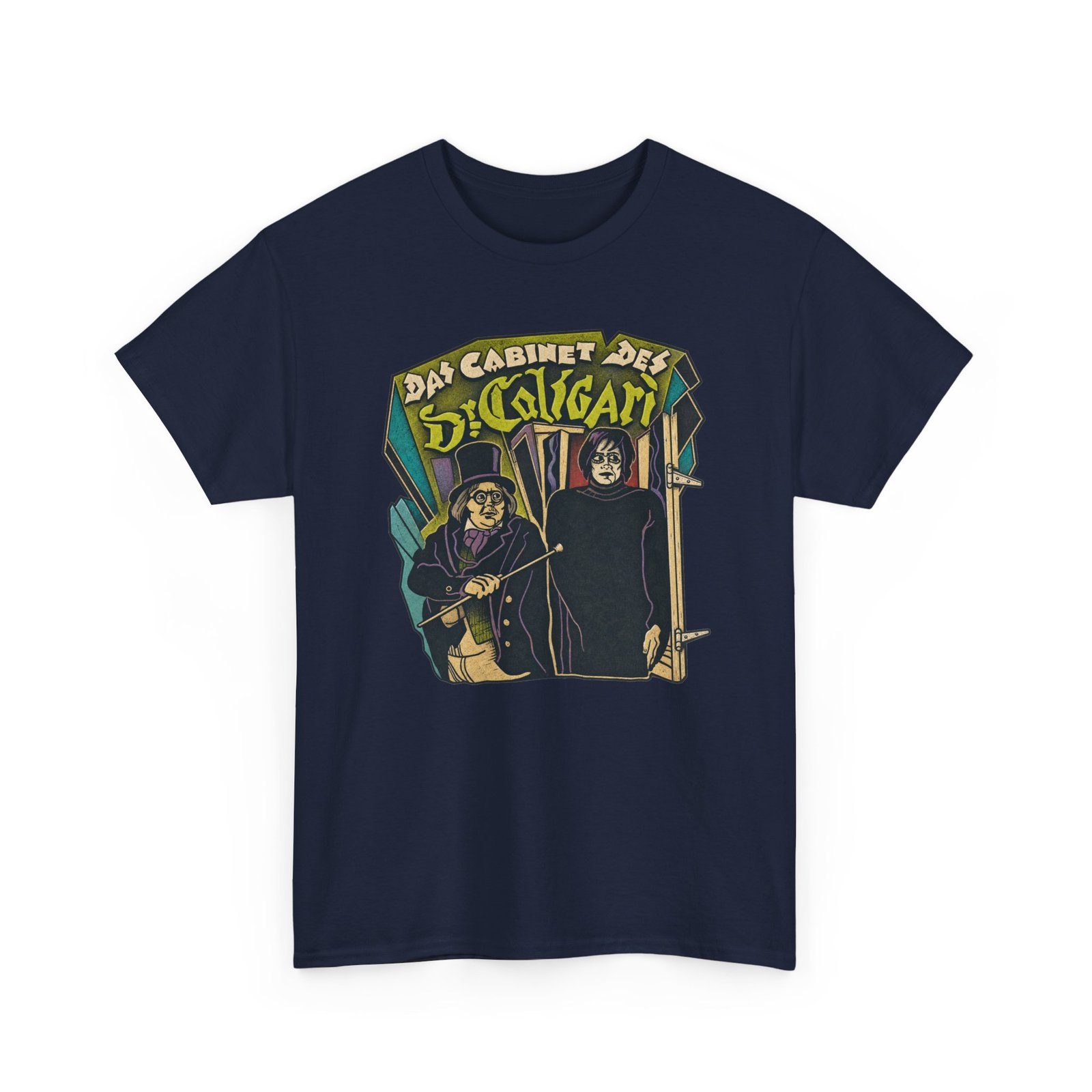 Das Cabinet des Dr. Caligari - Unisex T-Shirt – 1920 German Expressionist - Silent Horror Film - Image 24