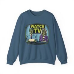 Watch TV - Unisex Sweatshirt – They Live, Alien News - Retro Sci-Fi - Dystopian - Image 19