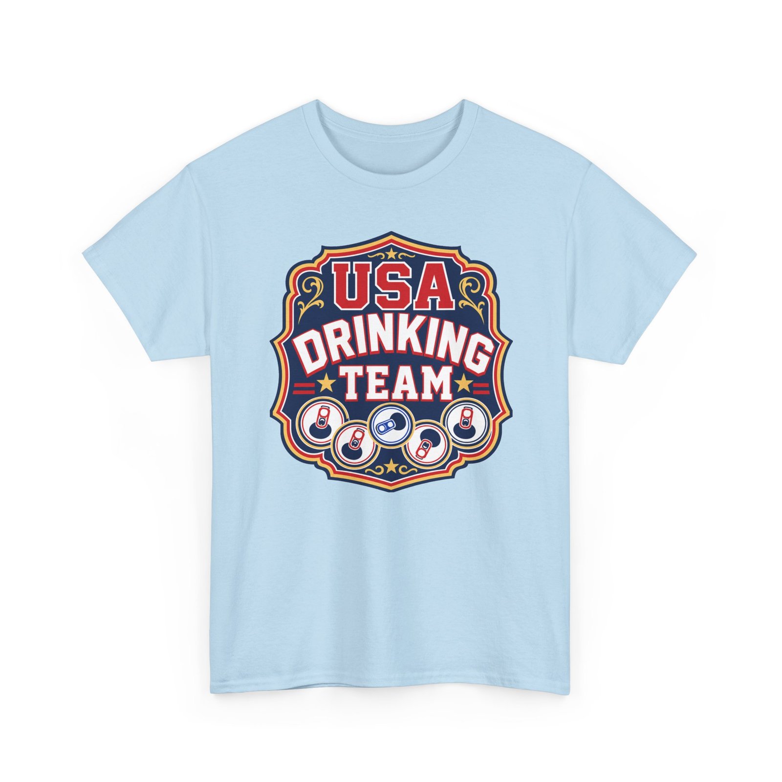 USA Drinking Team - Unisex T-Shirt – Funny Patriotic - Beer Drinking - Image 23