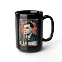 Alan Turing – Black Mug – Codebreaker, Visionary, Computing Pioneer - Image 7