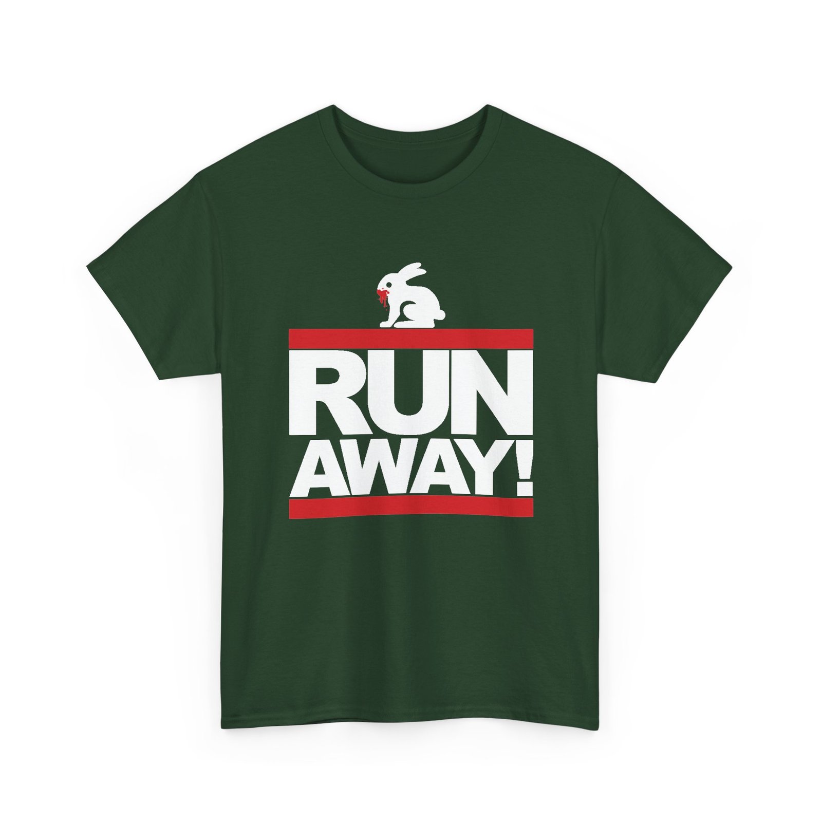 Run Away Rabbit - Unisex T-Shirt – Monty Python - Killer Rabbit - Retro Hip-Hop Style - Image 9