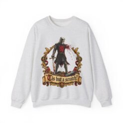 'Tis But A Scratch - Unisex Sweatshirt – Funny Monty Python Black Knight - Image 14