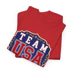 Team USA - Unisex T-Shirt – Patriotic American Pride - Red, White and Blue - Sports Fan - Image 3